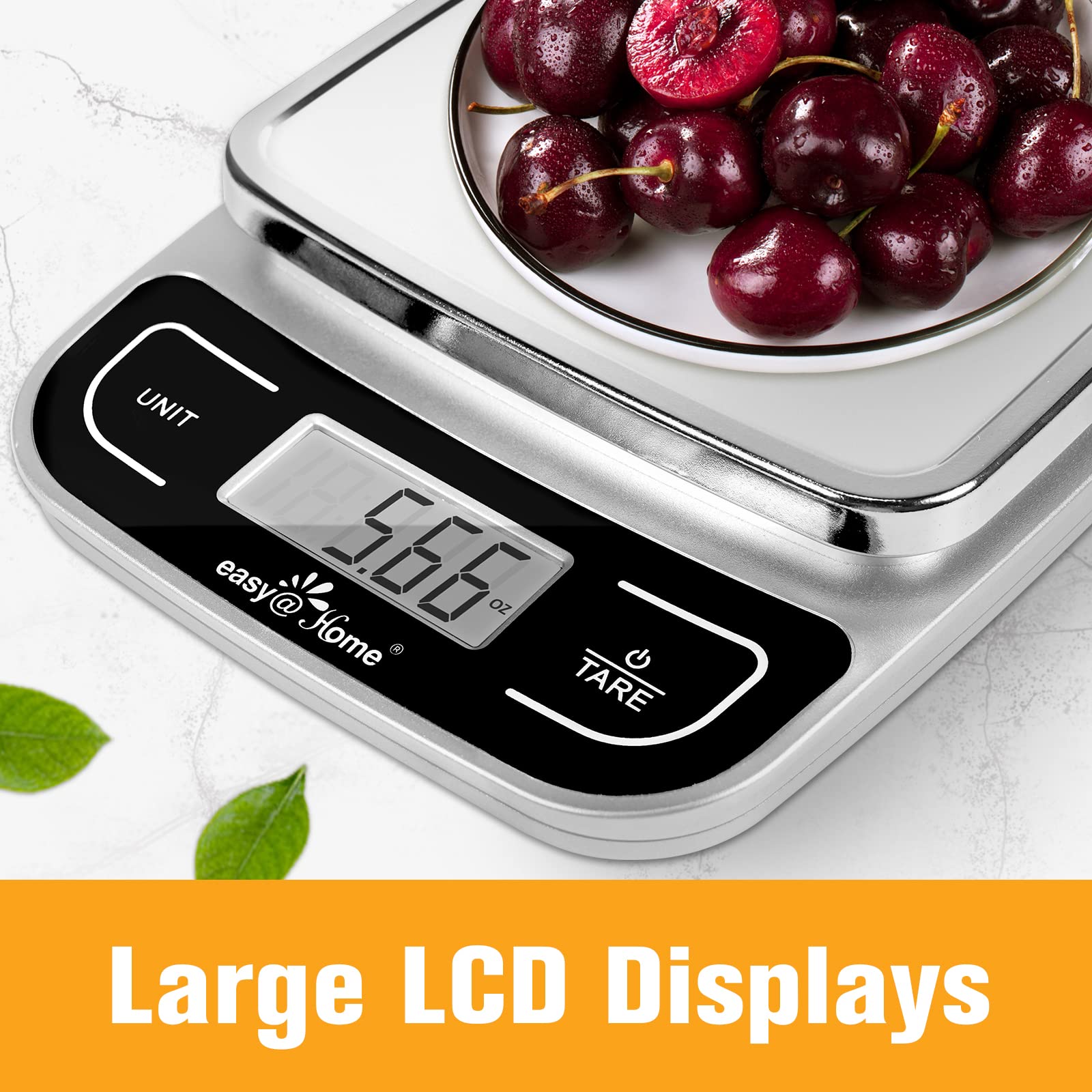 Easy@Home scale suitable for baking and cooking with precise increments
