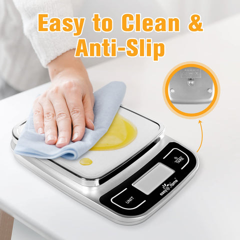 Compact design of Easy@Home digital scale with large platform