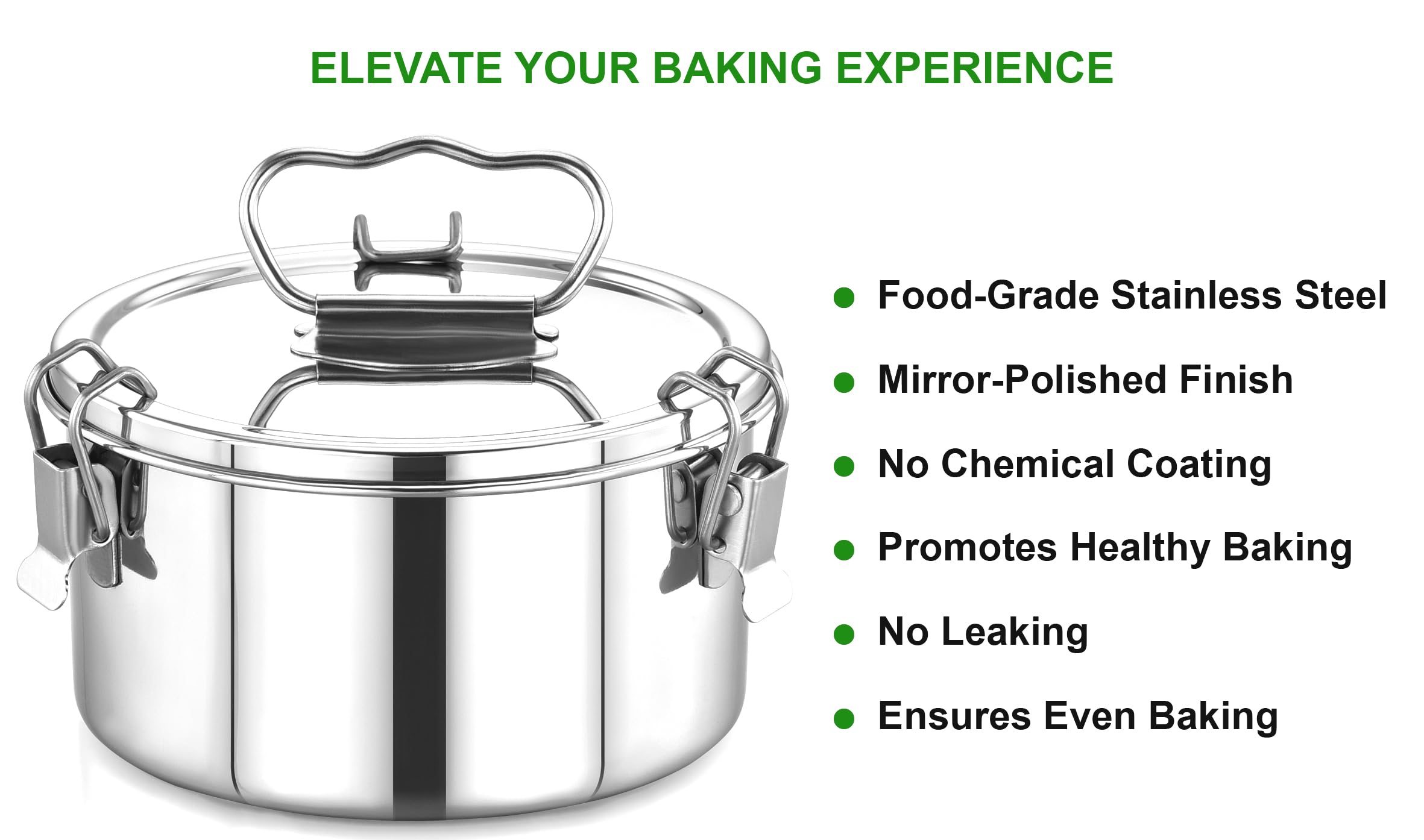 EasyShopForEveryone Instant Pot 3 qt compatible flan pan for versatile cooking.