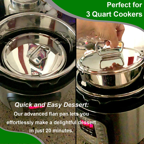 EasyShopForEveryone mirror-finish flan pan for smooth release and presentation.