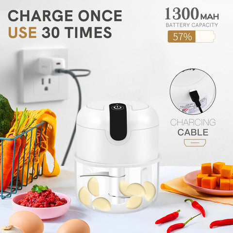EASY SPEED 304 stainless steel blades close-up for sharp chopping