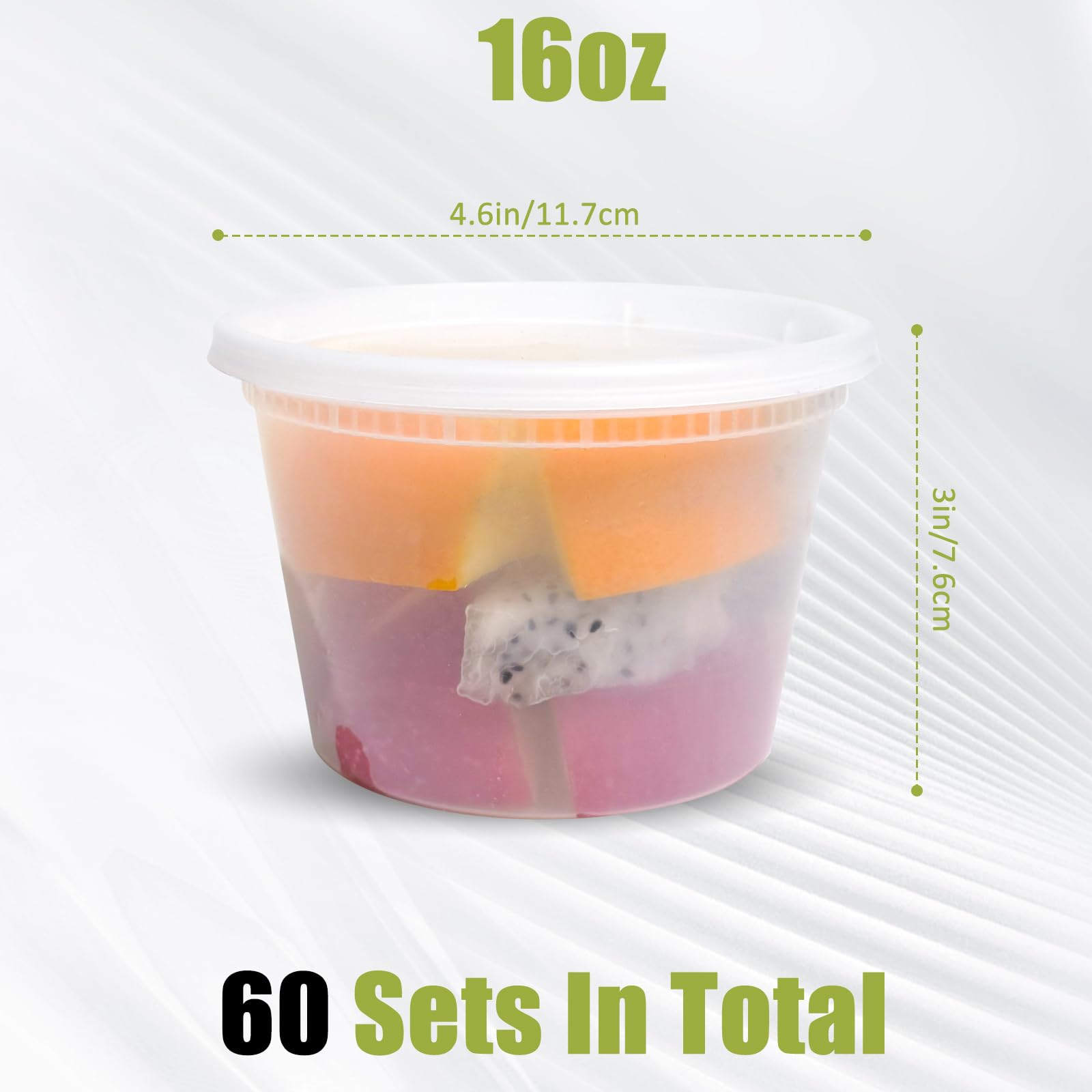 EASYTRIP freezer-safe deli container storing soups and leftovers