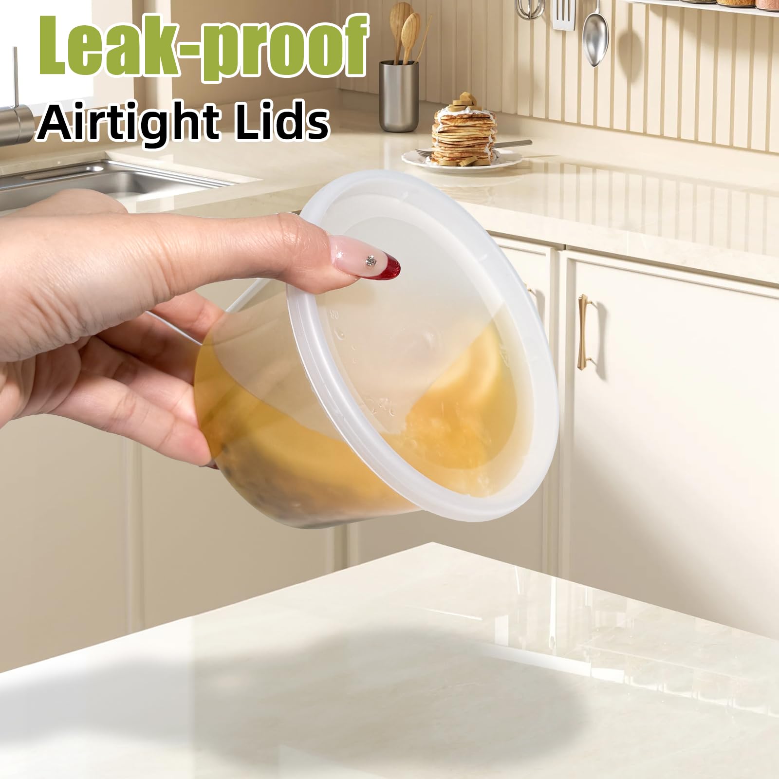 EASYTRIP microwave-safe deli container for quick reheating meals