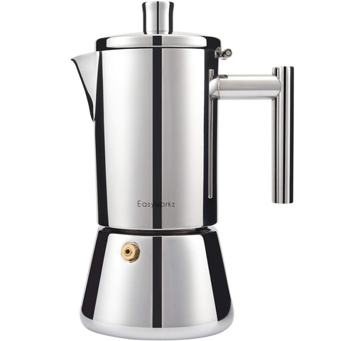 Easyworkz Diego 18/8 stainless steel reliability ideal for daily espresso rituals.