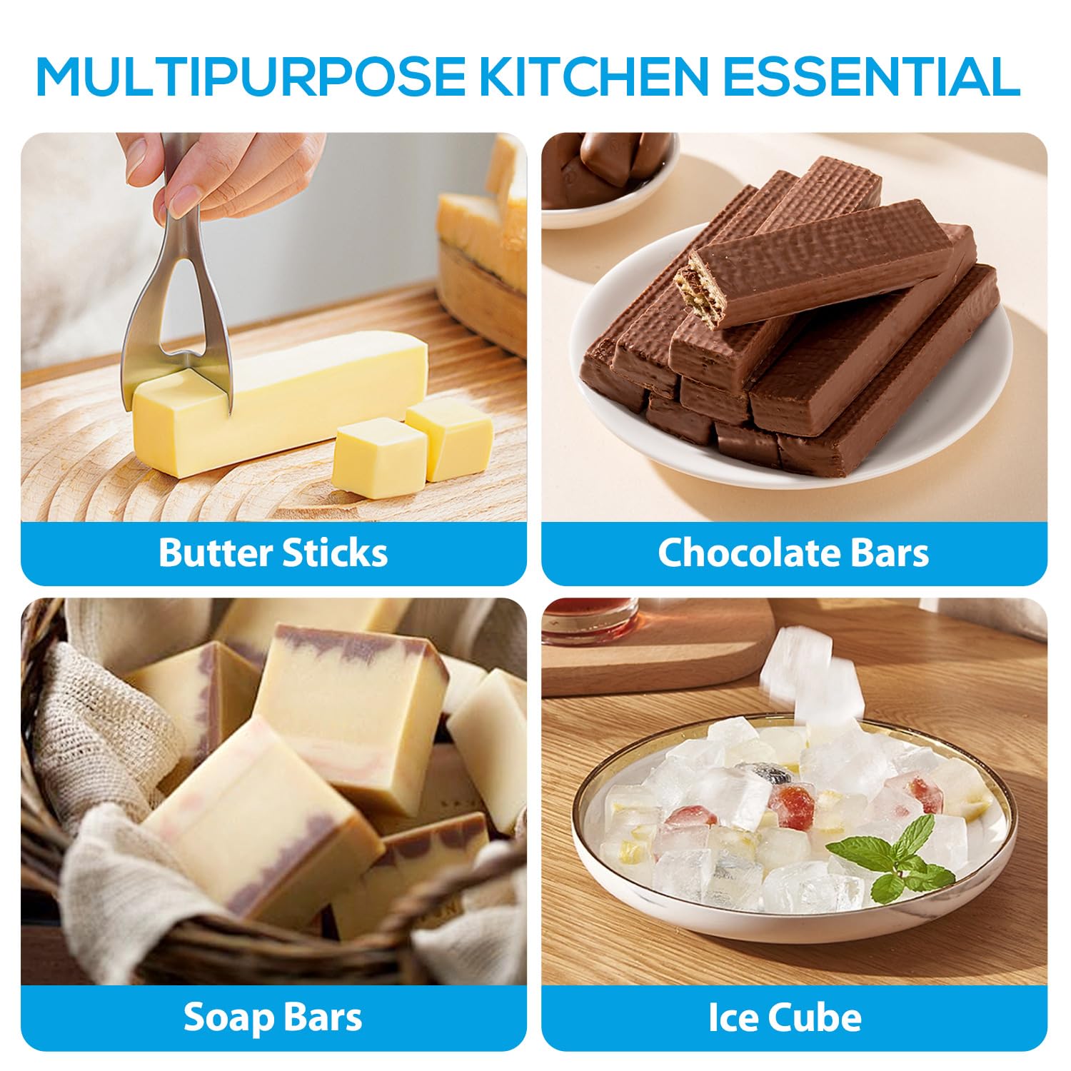 EASYYOURHOME chocolate and peanut butter cups mold for homemade treats.