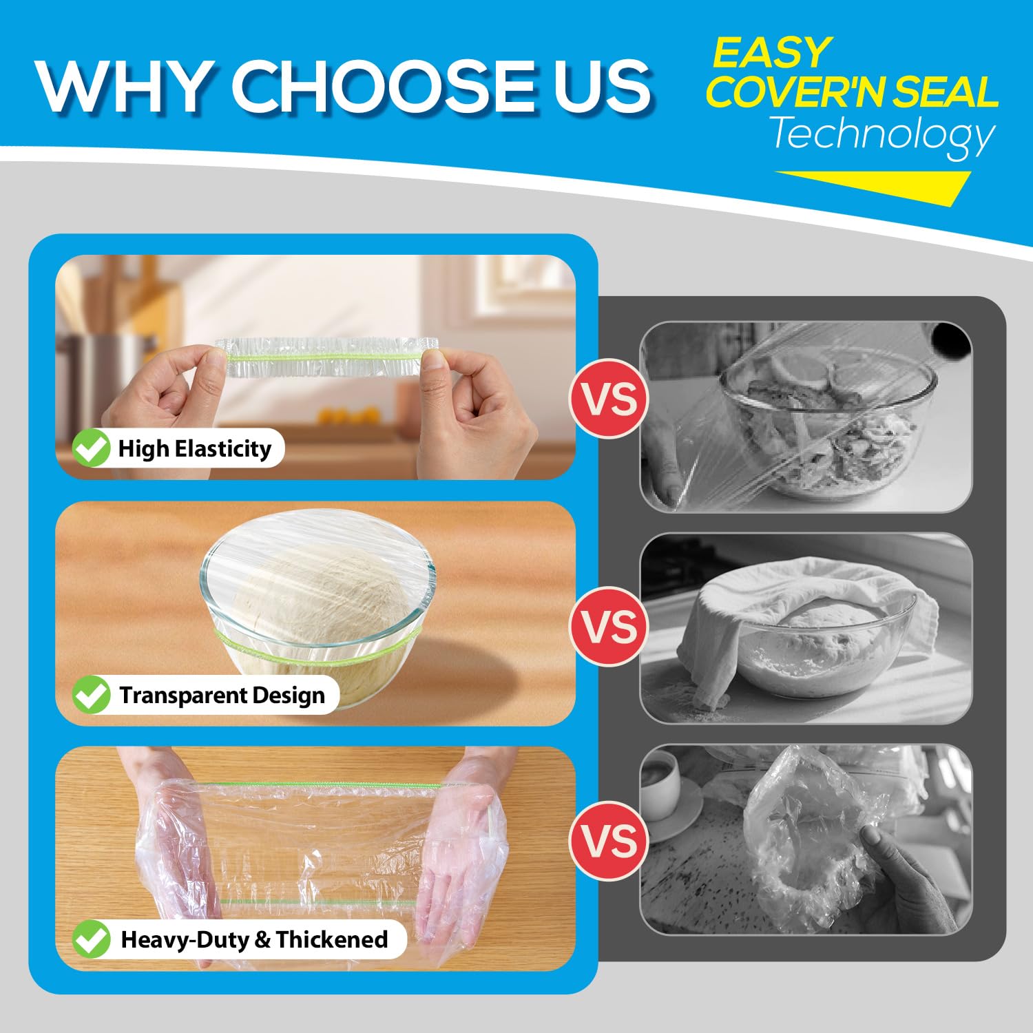 EASYYOURHOME durable LDPE material highlights tear resistance and protection