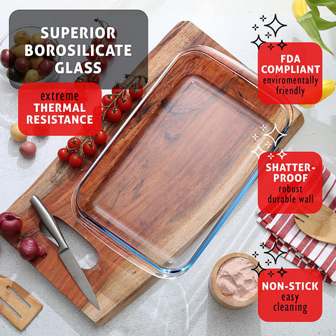 EATEX glass storage containers with lids keep leftovers organized and fresh.
