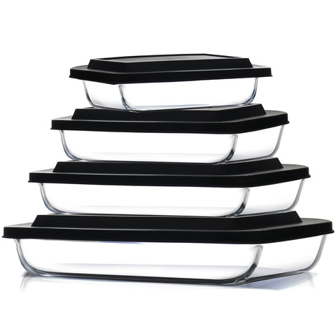EATEX oven-safe glass baking dishes for even heating and easy serving.