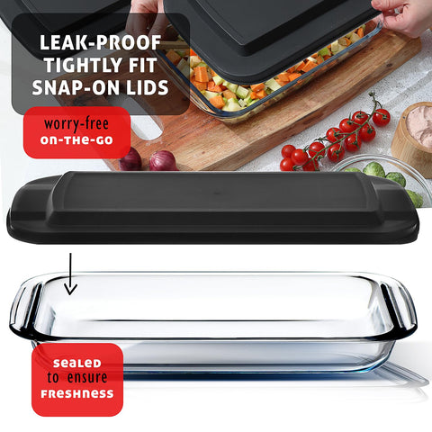 EATEX stackable design saves space in your kitchen.
