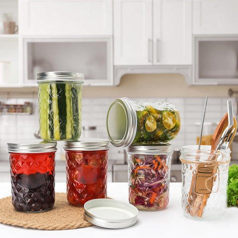 Eathtek jar for honey or jam storage keeps contents fresh.