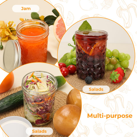 Eathtek jar ideal for salad prep and fresh meal portions.