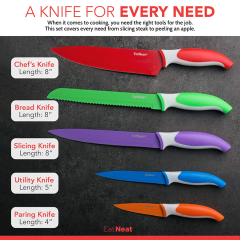 EatNeat compact knife holder keeps tools tidy and accessible.
