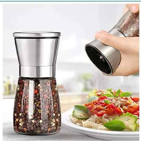 Ebaco pepper grinder holds up to 3/4 cup for fewer refills.