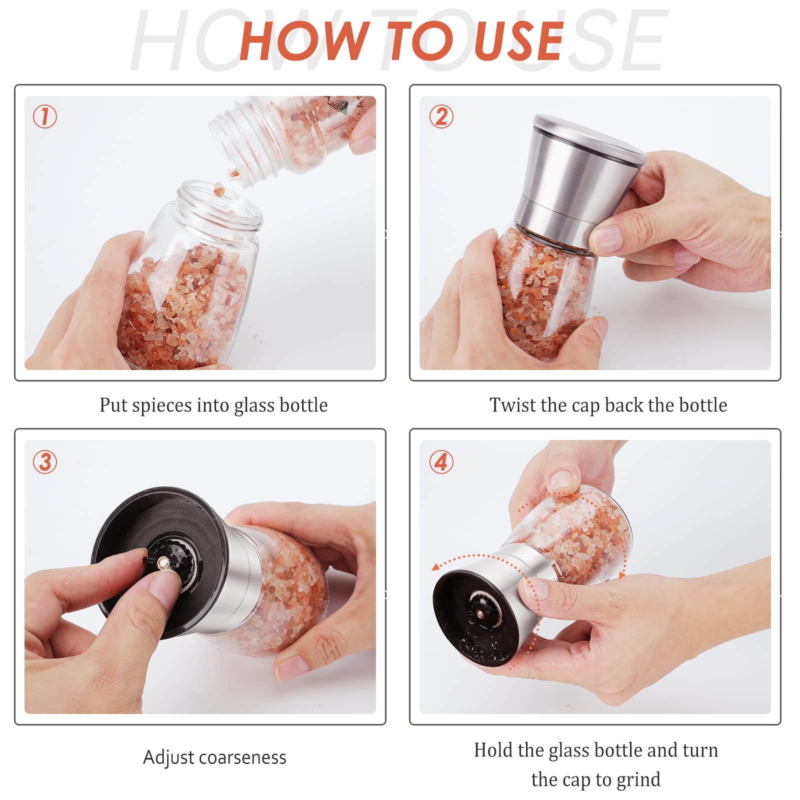 Ebaco grinders in use provide consistent grind texture with ease.