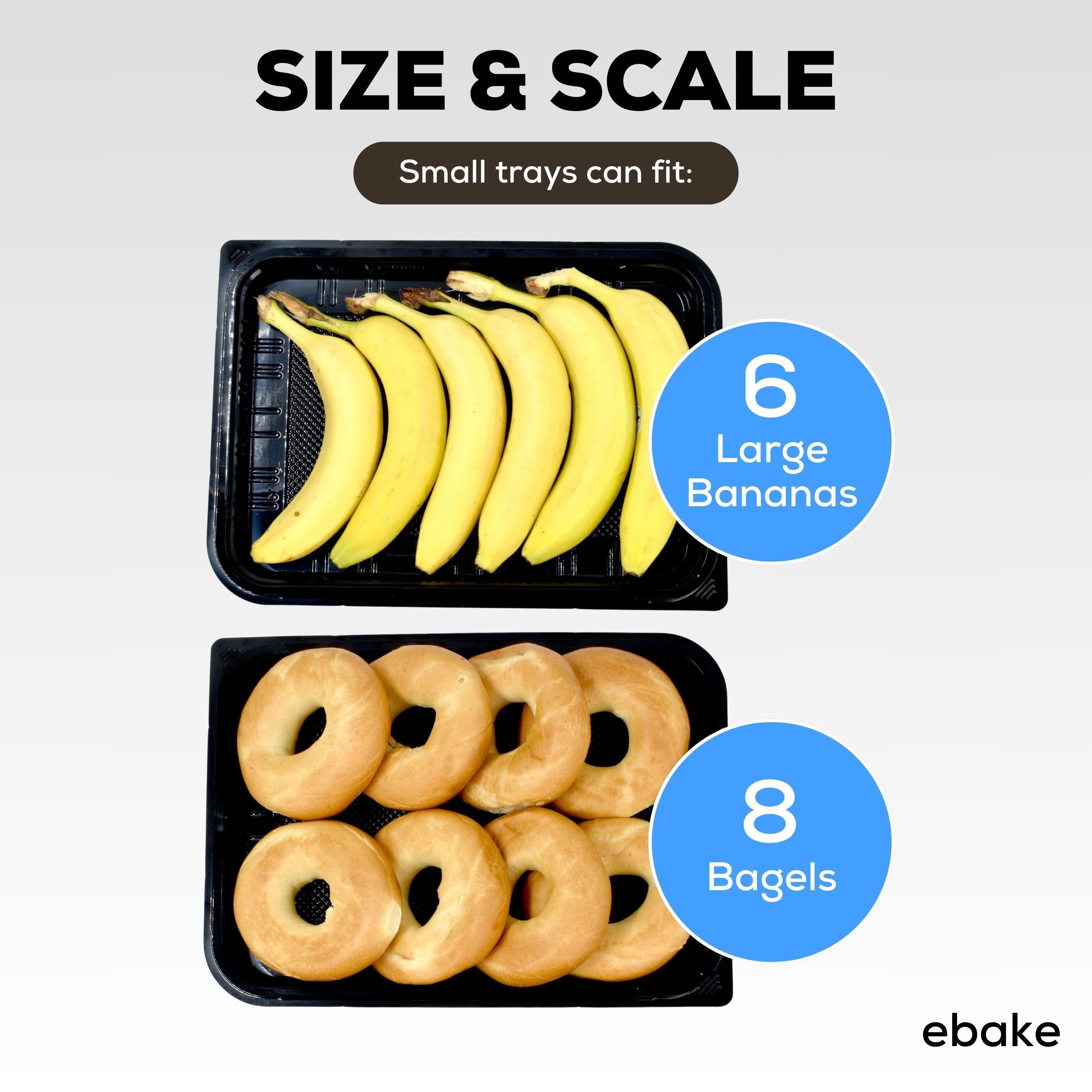 ebake stackable trays simplify storage when not in use