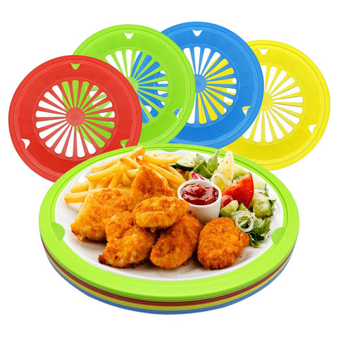 EBIGIC paper plate holders pack provide sturdy support for meals
