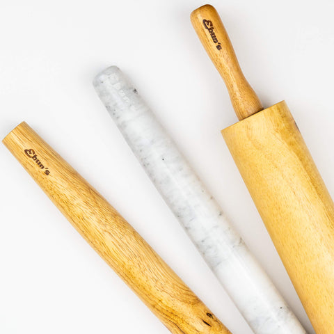Ebuns French Rolling Pin handleless design reduces obstruction during rolling