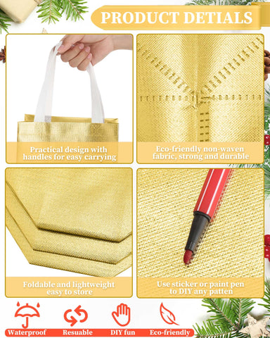 Eccliy 80-piece gift bag set ideal for weddings, Easter, and events