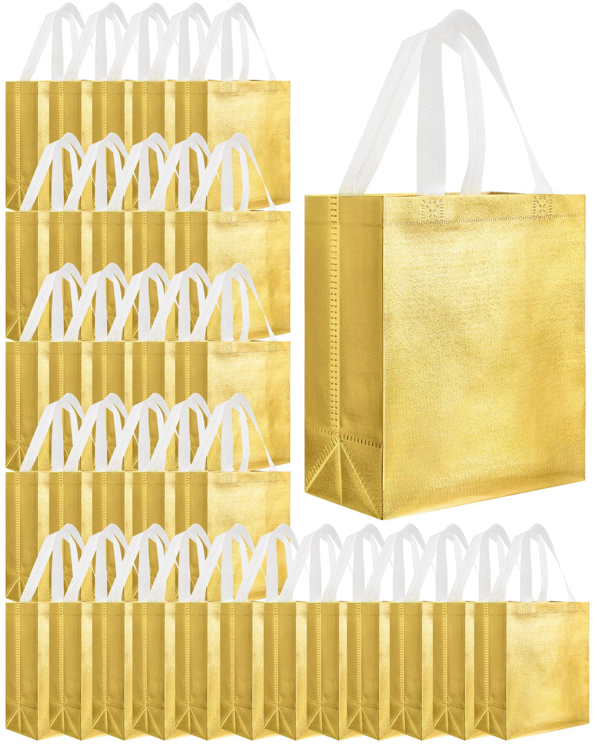 Eccliy gift bags with glossy laser surface shimmer for stylish packaging