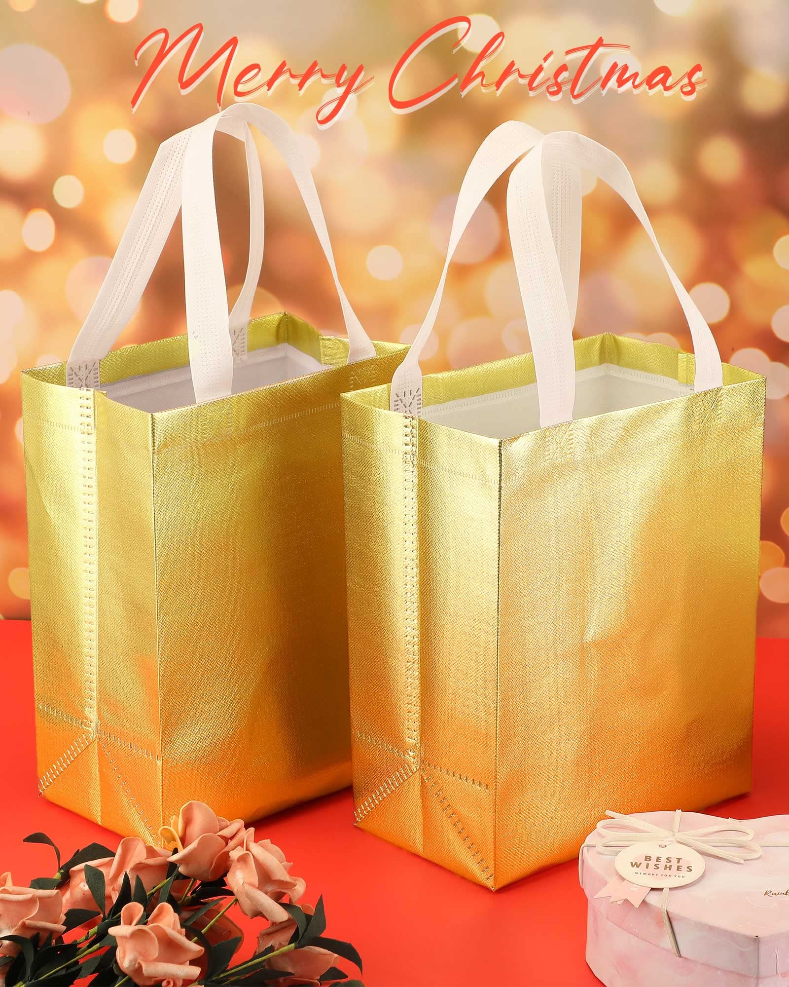 Eccliy reusable bag with sturdy soft handles for comfortable daily use