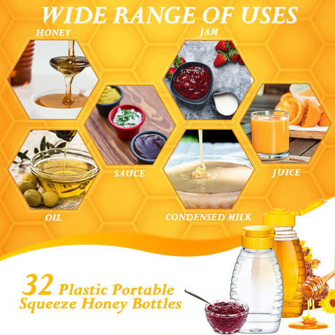 Eccliy kitchen-use honey jar set supports versatile storage in any dining space.