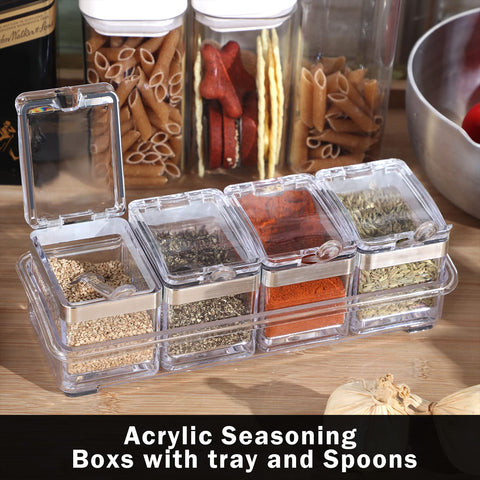 Eccliy kitchen counter organizer collection for clutter-free prep