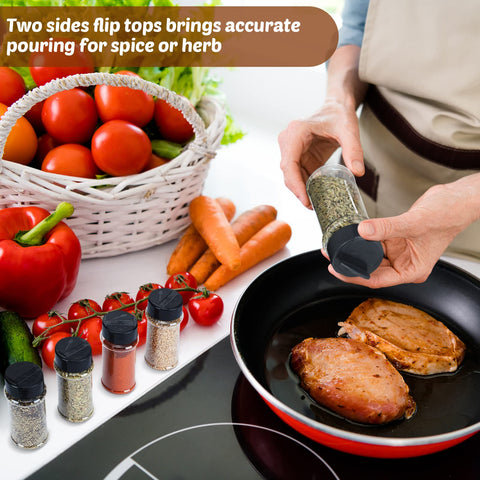 Eccliy versatile containers ideal for spices, tea, candy, and powders.