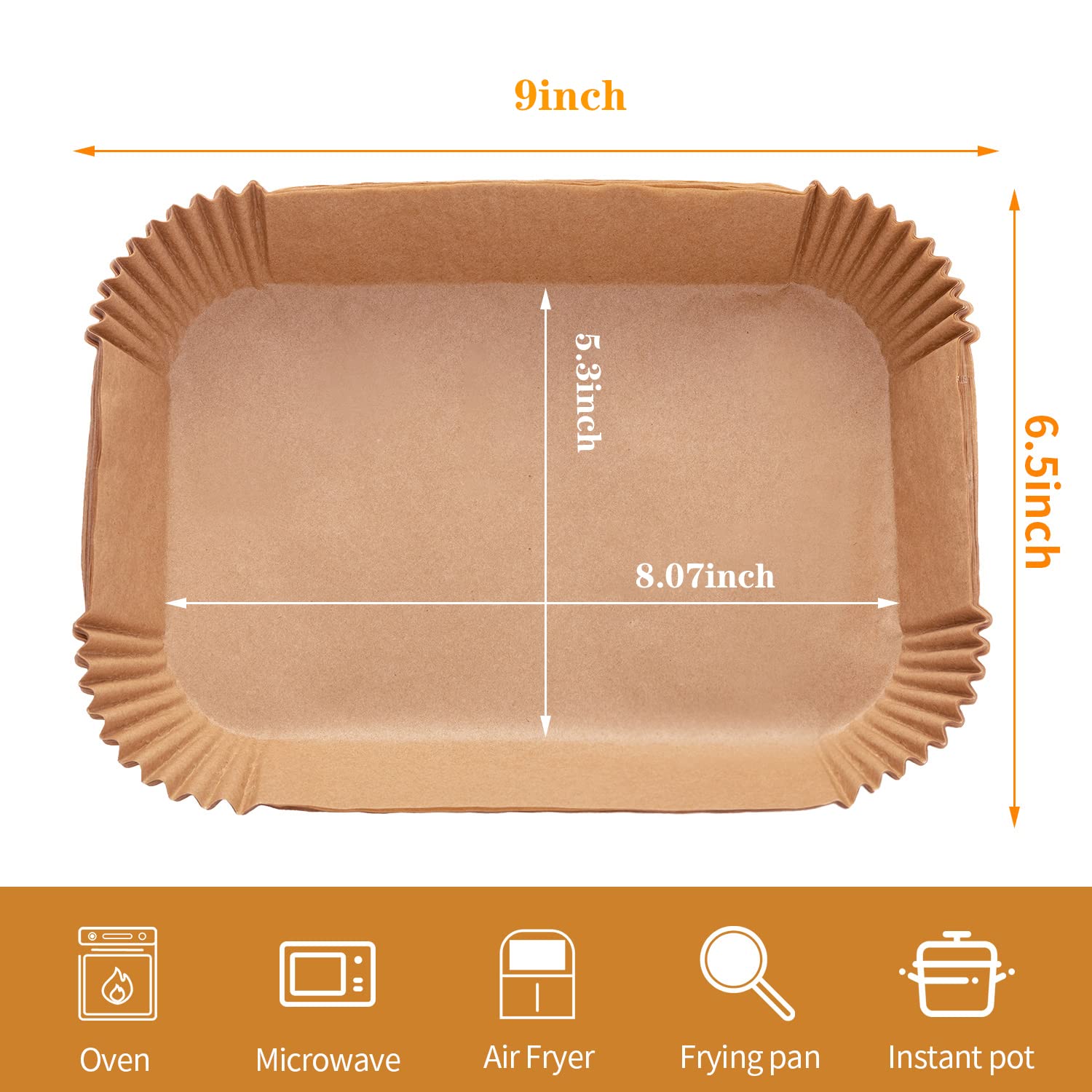Ecfvtp versatile liners for roasting, frying, and baking
