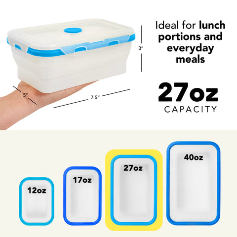 ECOBERI airtight lids with clear view help keep food fresh and visible.