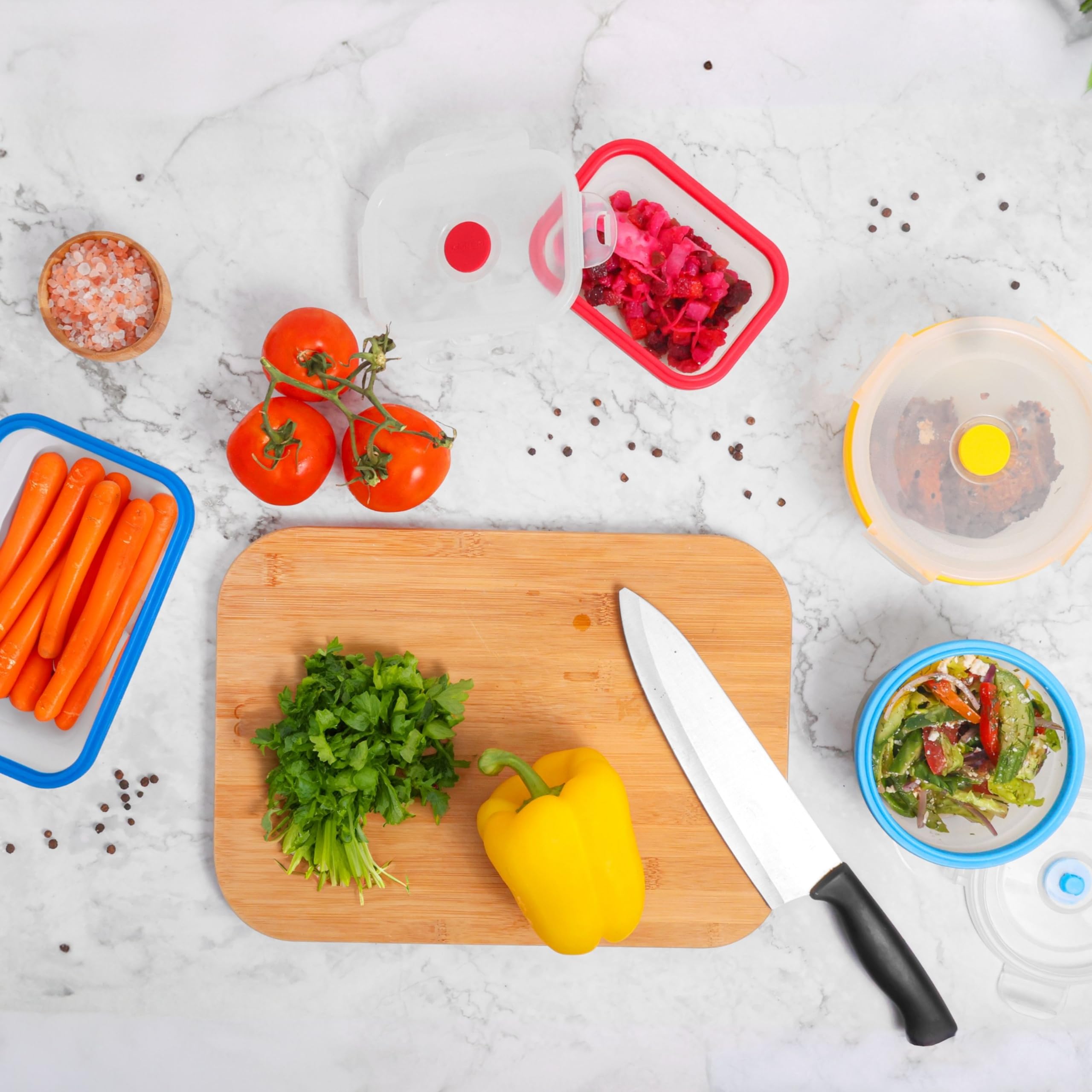 ECOBERI snap-on airtight lid keeps snacks secure and fresh