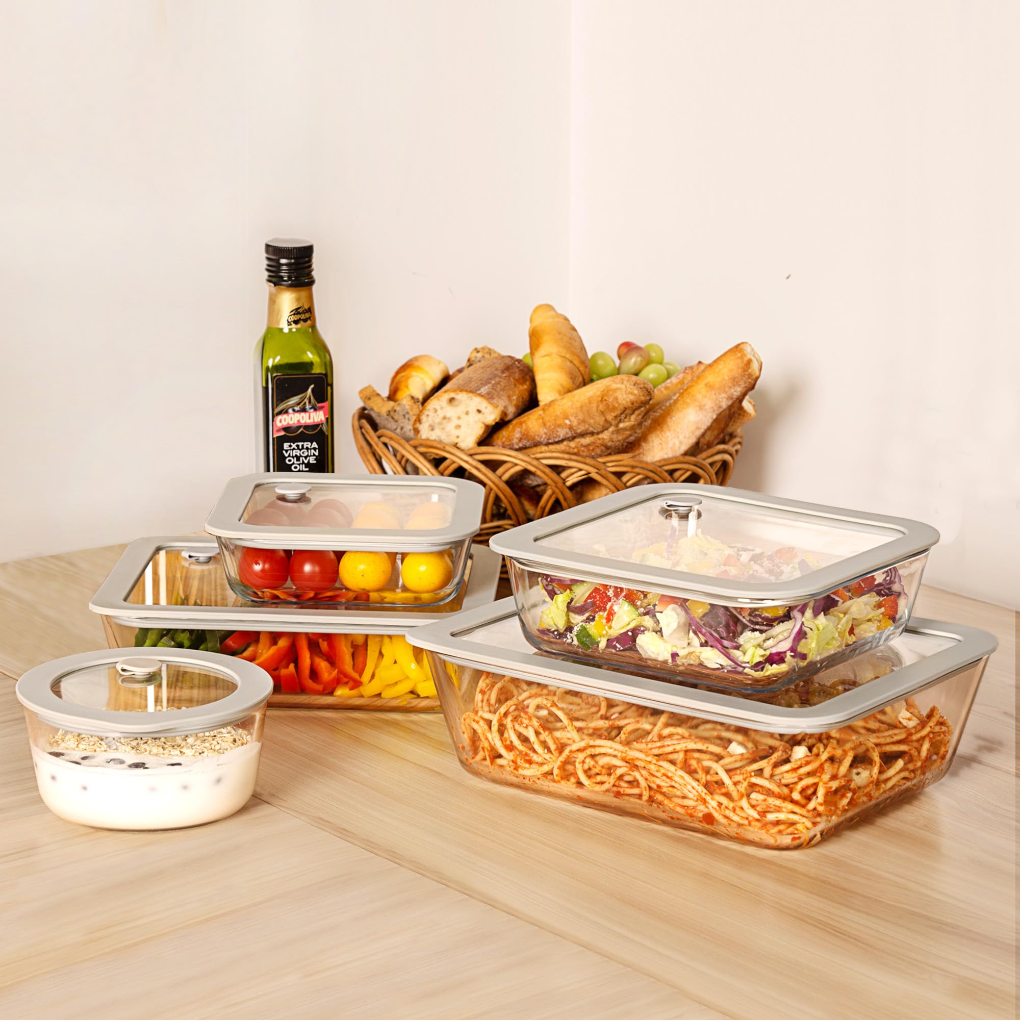 EcoEvo dishwasher-safe glass cleans easily after meals.