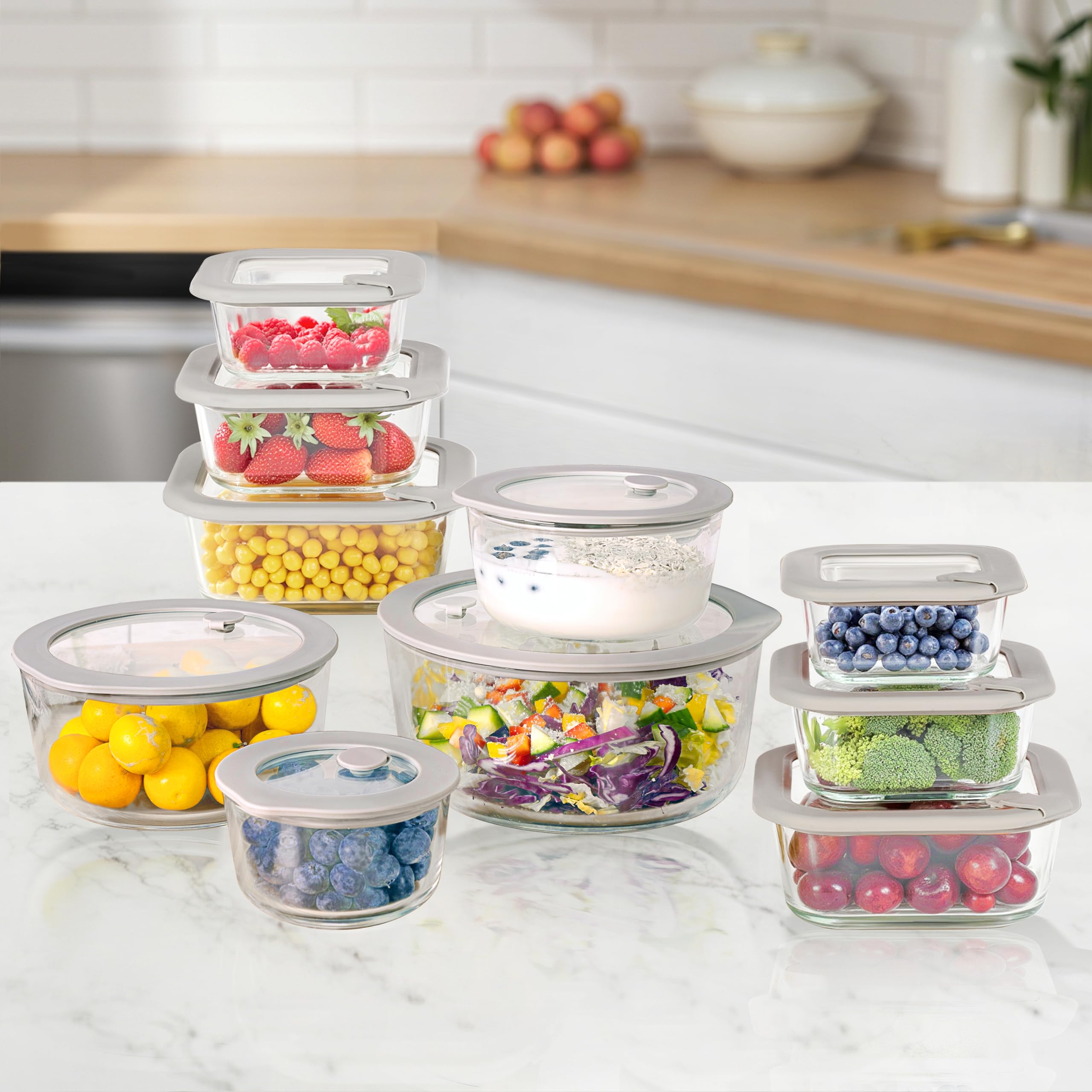 EcoEvo 21oz rectangle, airtight storage for sides and sauces.