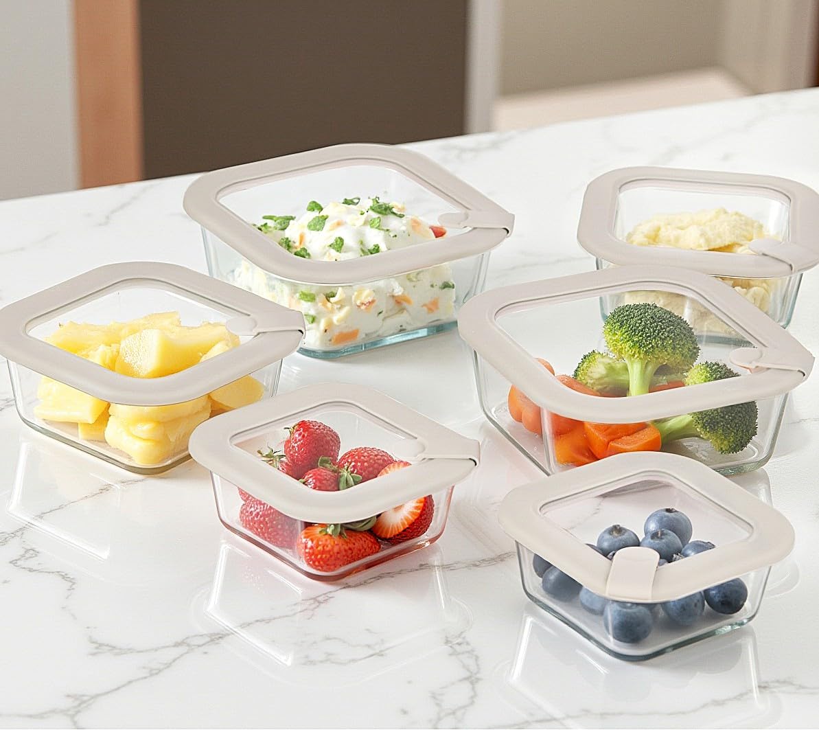 EcoEvo 35oz rectangle with lid, great for prepped lunches.