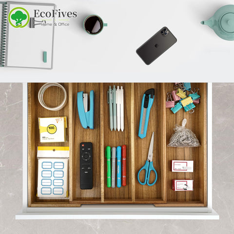 EcoFives Luxury Acacia wood finish highlighting natural grain and premium feel.