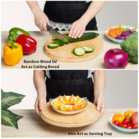 ECOHAGOU bowl withstands -20 to 120°C for versatile use.