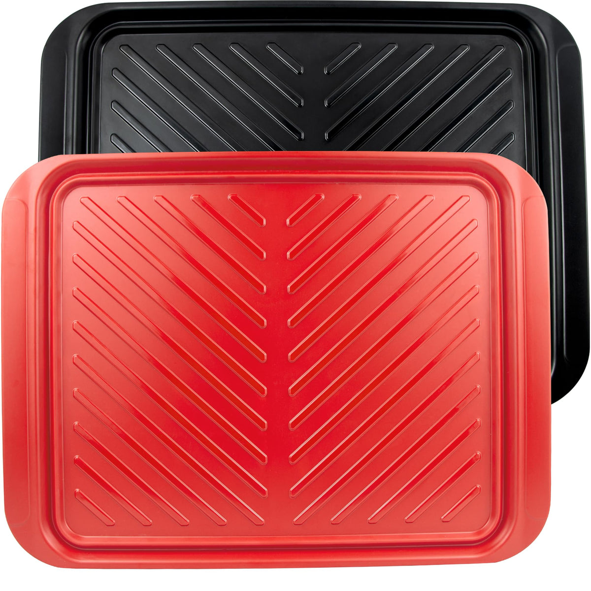 ECOIOU red prep tray for raw meat, easy transport to grill