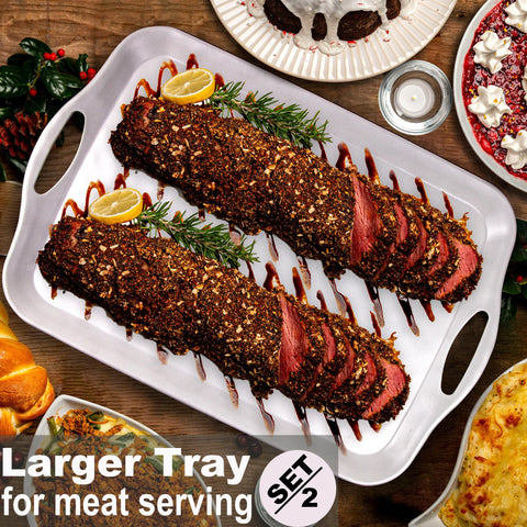 ECOIOU raised-dots texture tray enhances presentation and stability.