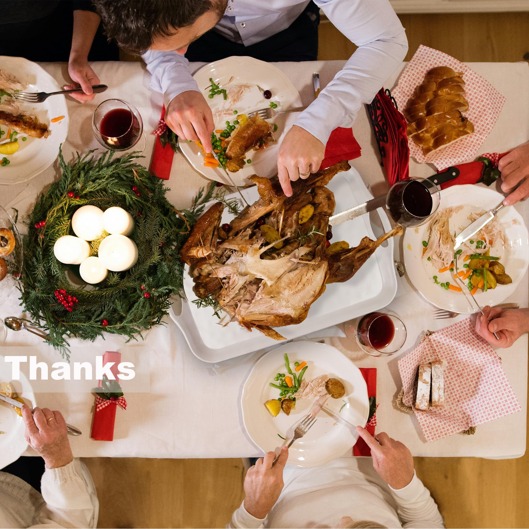 ECOIOU versatile serving tray for picnics, patios, and gatherings.