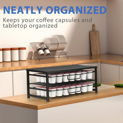 ECOLOVI K Cup Holder frosted black finish adds a modern touch to any kitchen.