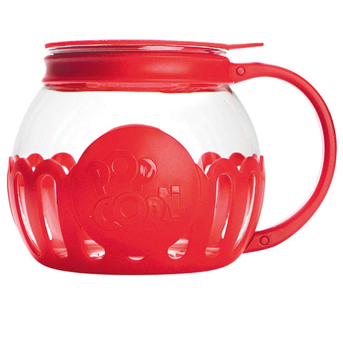Ecolution Micro-Pop Popcorn Popper with glass lid for oil free popping