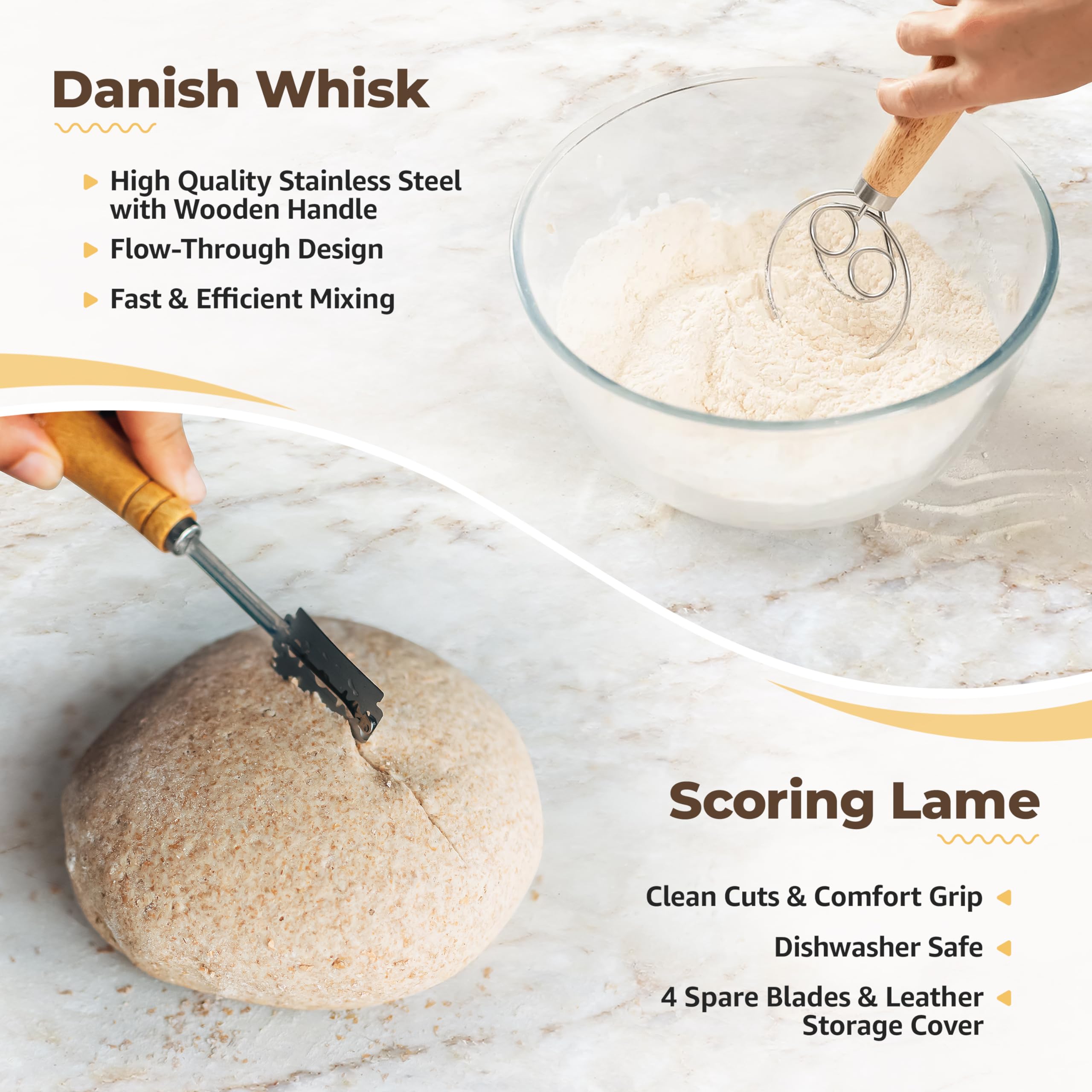 ECOMERR bread lame for precise scoring and artistic crusts