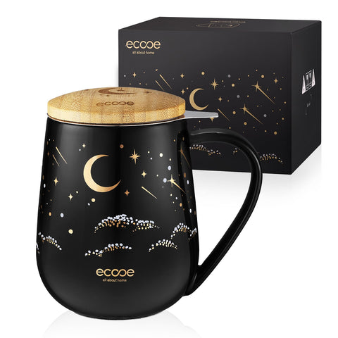 ecooe Removable stainless steel infuser for thorough rinsing and versatile tea options.