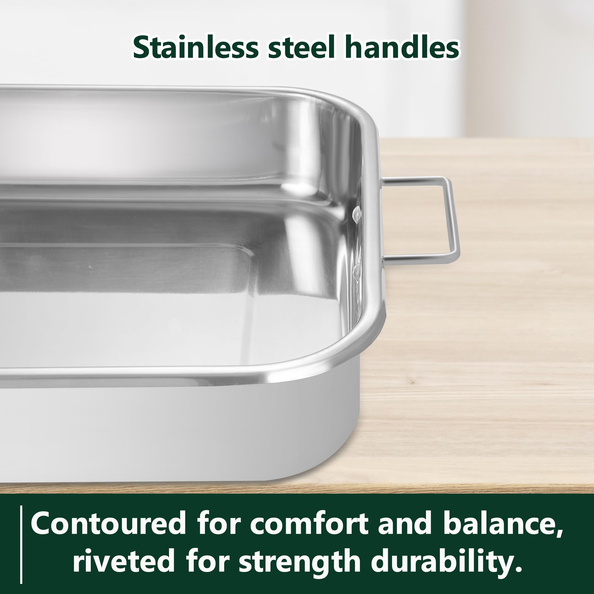 Ecookware by LGX anti-spill edge with parchment simplifies cleanup.