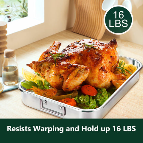 Ecookware by LGX large-capacity pan fits big turkey and gatherings.