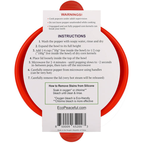 EcoPeaceful 100% silicone material emphasizing durability and safety