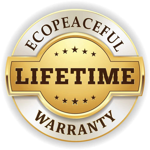 EcoPeaceful packaging showing plastic-free, eco-friendly design