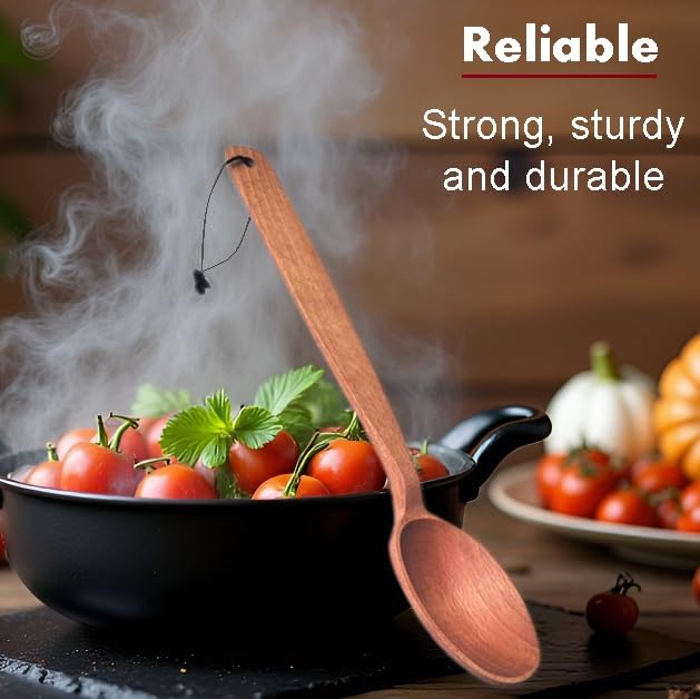 ECOSALL canning wood spoon for prep and mixing