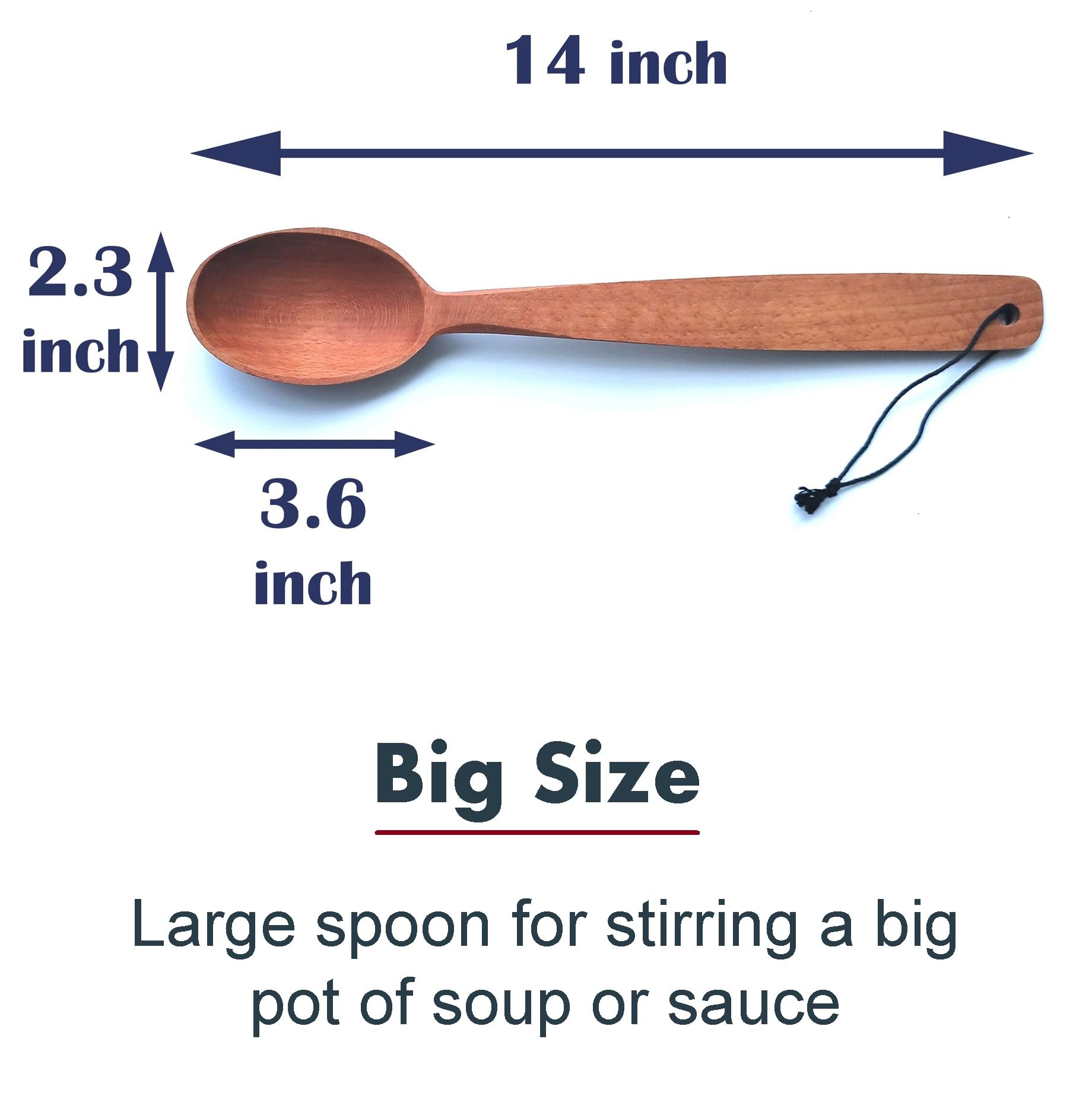 ECOSALL spoon with hanging loop for easy storage and display