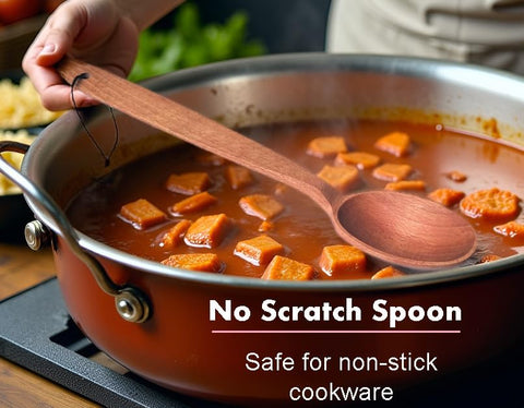 ECOSALL Ukraine-made beechwood spoon with natural finish