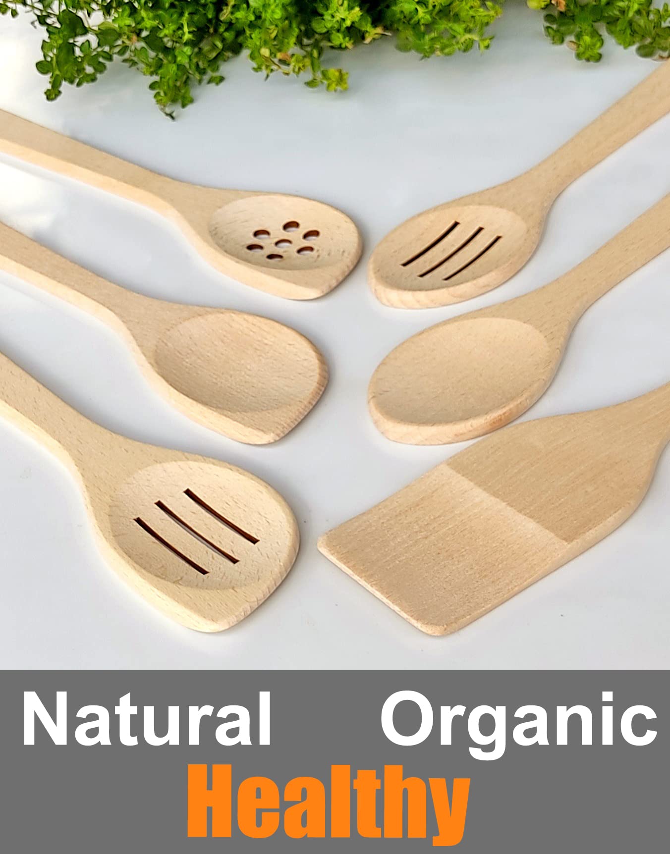 ECOSALL angled spoon reaches pan corners for easy stirring.